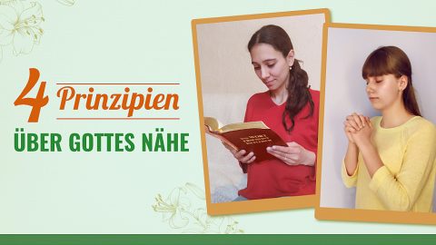 4 Prinzipien über Gottes Nähe